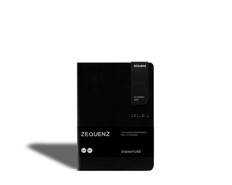 Zequenz - Rutad anteckningsbok - Signature Classic - B6 - Svart från Zequenz - Tidformera