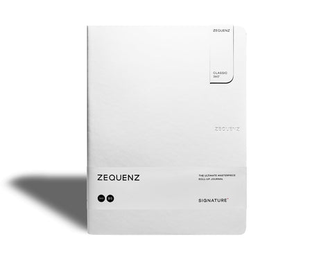 Zequenz - Rutad anteckningsbok - Signature Lite - B5 - Vit från Zequenz - Tidformera